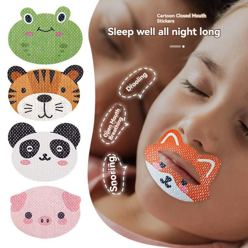 30pcs Kids Mouth Tape, Improve Sleep with Lip Patches, Avoid Mouth Breathing for Better Sleep Habits, Soft Non Woven Fabric for Superior Slumber, Dental Care, Reduce Snoring