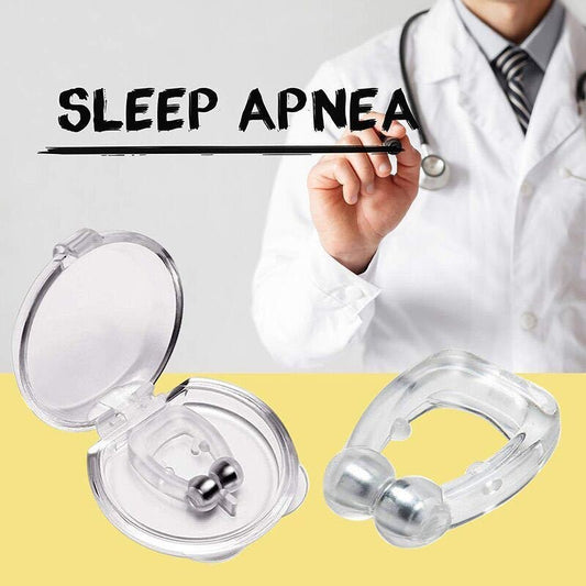Anti Snoring Devices, Snore Stopper with Adjustable Magnet, Snoring Solution for Comfortable and Quieter Sleep, Silicone 8PCS Nose Clip Stop Snoring, Effective to Relieve Snoring