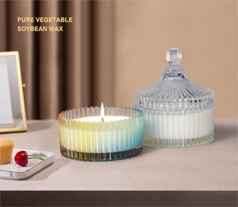 Crystal Glass Aromatherapy Candles， Natural Candles，Candles for Home Scented