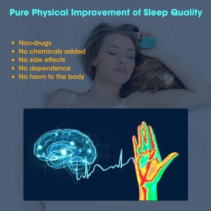 Chill Pill Hand Held Sleep Device, Handheld Sleep Device Sleep Aid Device Handheld  Smart Sleep Instrument Anxiety Depression Relief Portable Sleep Instrument for Anxiety Relief，Sleep Assistant Portable Hand-held Microcurrent Sleep aid Holding Device Tool