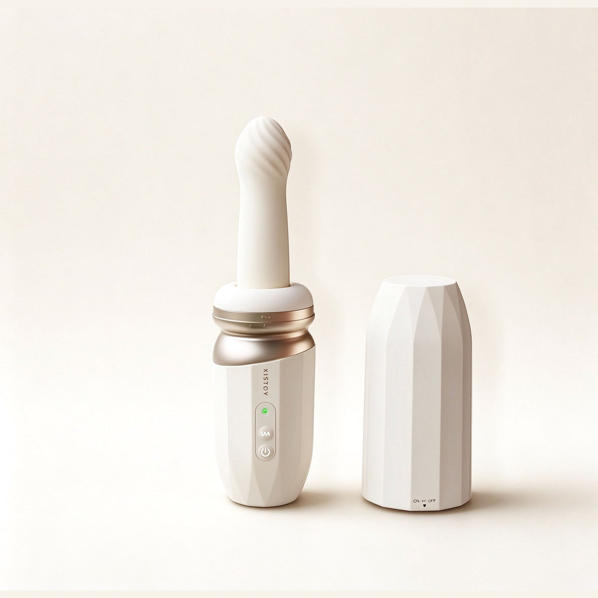 Rose vibrator with thrusting pulse and gentle heat, rose-shaped massager for women - rechargeable and whisper quiet