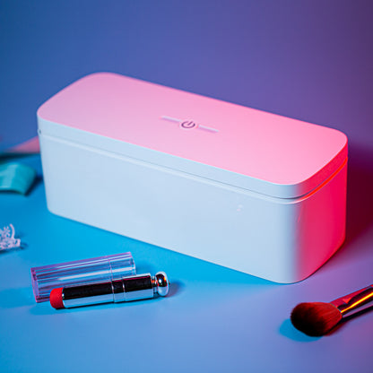 OMYSKY Portable UV Sanitizer Pro - Happiness Guardian II:5-Minute Automatic Sterilization Box for Phone, Makeup Brushes, Travel & Baby Items
