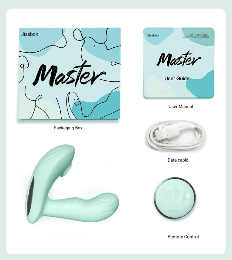 Jissbon Master Adult Toy for Women - 8 Thrusting Modes, Remote Control, Waterproof, Body-Safe Silicone, Rechargeable Vibrator