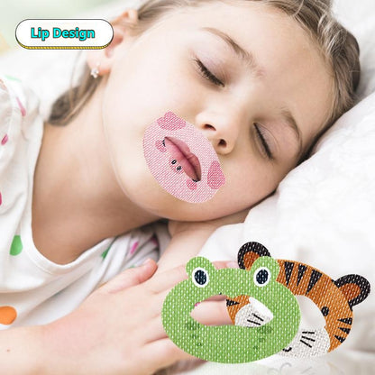 30pcs Kids Mouth Tape, Improve Sleep with Lip Patches, Avoid Mouth Breathing for Better Sleep Habits, Soft Non Woven Fabric for Superior Slumber, Dental Care, Reduce Snoring