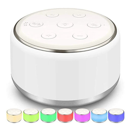 Sound Machine with 34 Soothing Sounds 7 Colors Night Light White Noise Machine for Adults Baby Kids Sleep Machines for Home Office Travel
