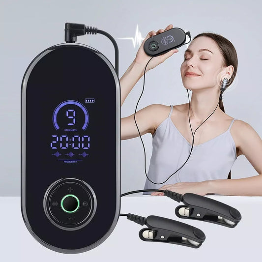 Sleep Aid Device CES Stimulation Therapy 1000mAh Hand-held Anxiety Depression，Sleep Aid Device Instrument for Adults Insomnia Relief, Relax Vagal Nerve, and Rejuvenation Improve Deep Sleep, Relaxation
